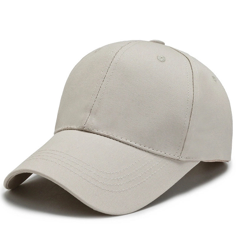 Advertising Hat Travel Agency Baseball Cap Volunteer Cap Pure Cotton Glossy Cap Men’s And Women’s Printed Logo Military Training Cap Peaked Cap