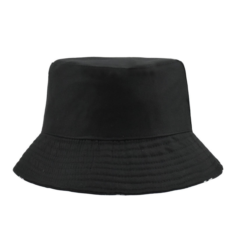 Unisex Minimalist Maple Leaf Printing Wide Eaves Bucket Hat