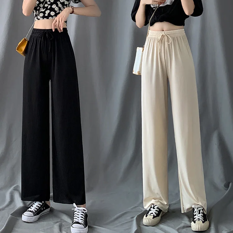 (New In) Ice Silk Loose Casual Pants