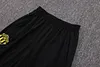 Joyfball 2025/2026 Manchester United Half-Pull Training Suit Black Football Shirt 1:1 Thai Quality
