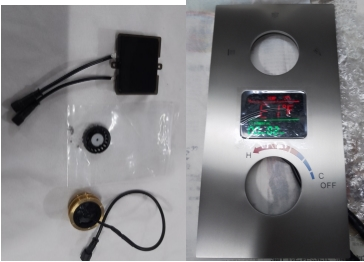 Purchases of the complete control panel, including the LED display and motor components