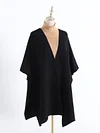 EXCELLENT GIFT--Handmade High-end Autumn and Winter High-end Warm Wool Shawl Cape Loose Knitted Cardigan Cape