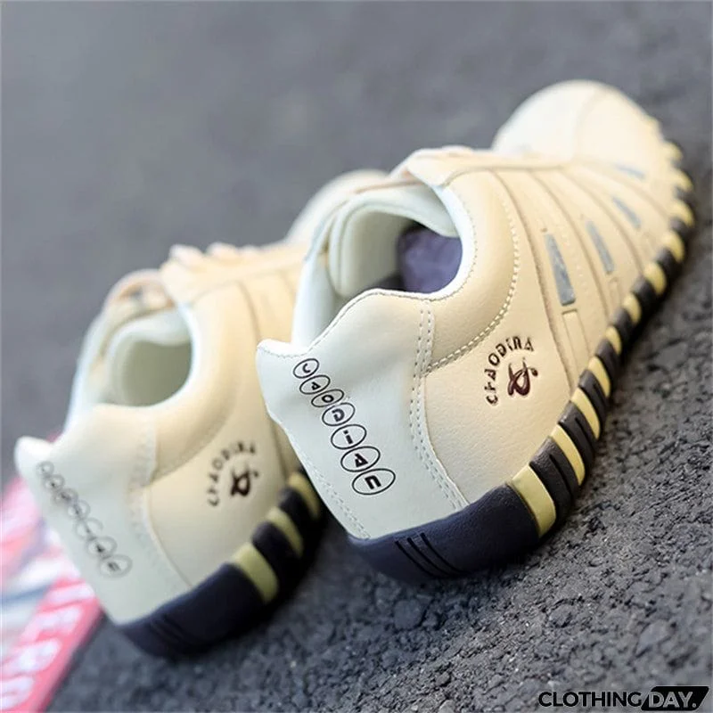 Women's Lightweight Flat Rubber Sole Lace Up Loafers for Walking