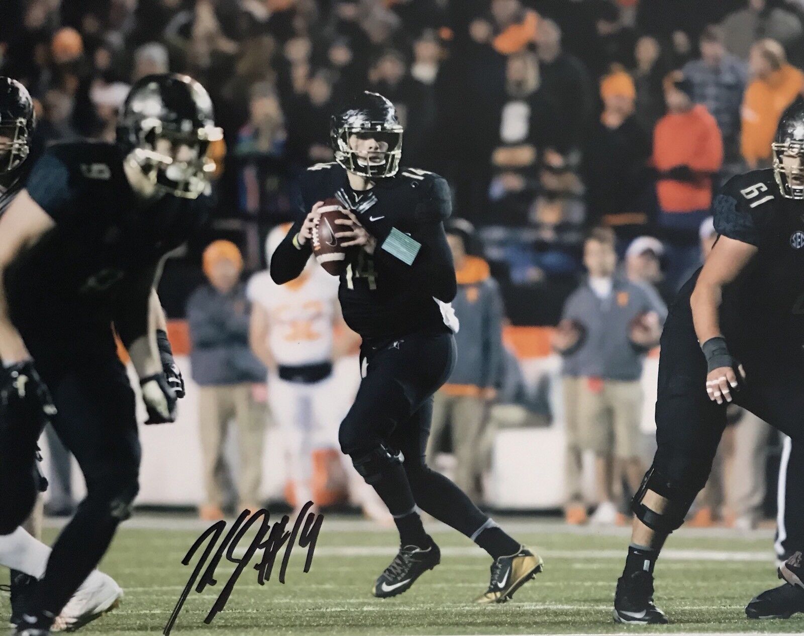 Kyle Shurmur Signed Autographed Vanderbilt Commodores 8x10 Photo Poster painting Coa