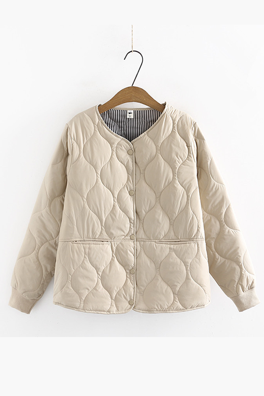 Winter New Lightweight Down Cotton Jacket Casual Padded Baseball Uniform