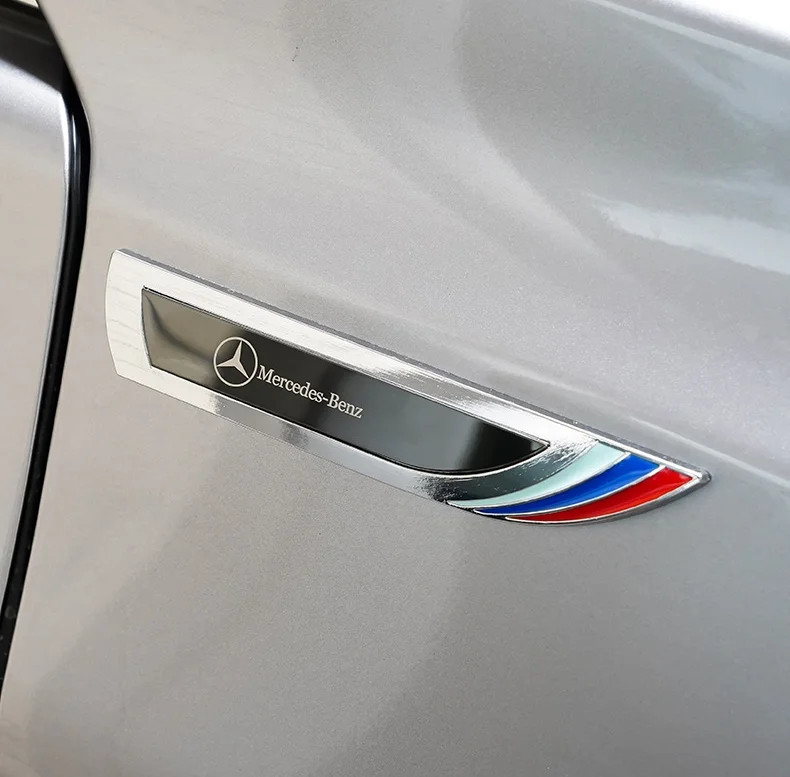 🔥Hot sale🔥3D Blade Leaf Plate Side Label Body Fender Decoration(2PCS)