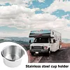 1pc Stainless Steel Cup Drinking Holder for Marine Boat Car Truck Camper