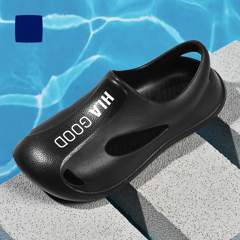 Hailan Home Men's Sandals 2025 New Summer Breathable High End Outdoor Sports Beach Shoes Comfortable Slip on EVA Material