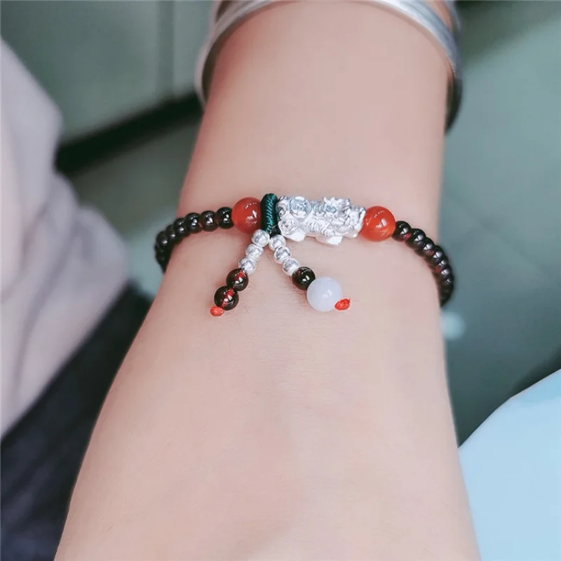 PiYao Punk Garnet Bracelet