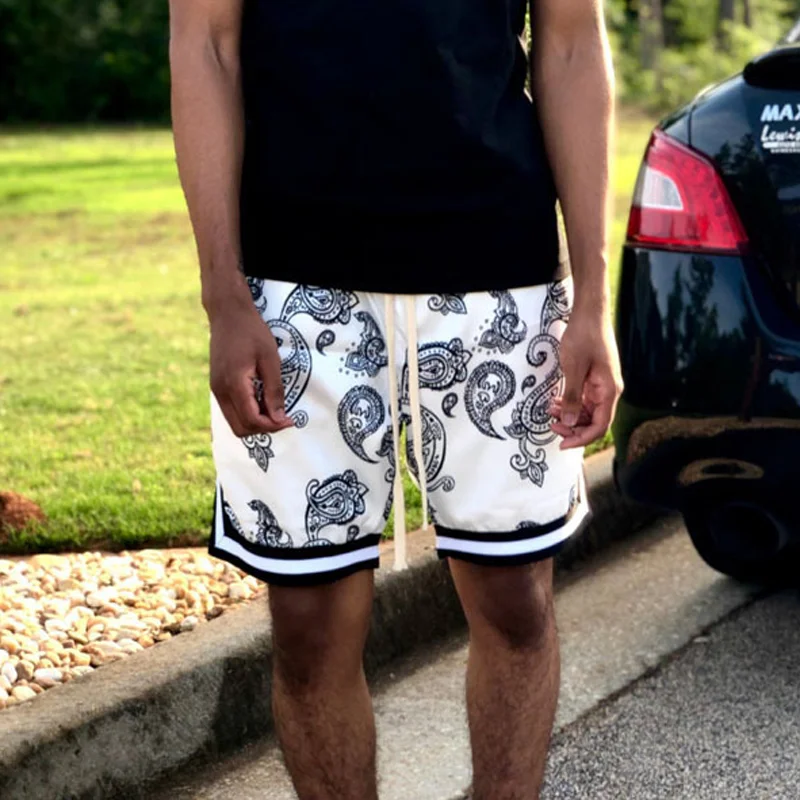 Classic Paisley Printed Loose Men's Casual Pants - Krazyskull