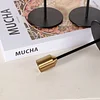 3PCS Black & Golden Candle Stick Set Home Wedding Table Decor