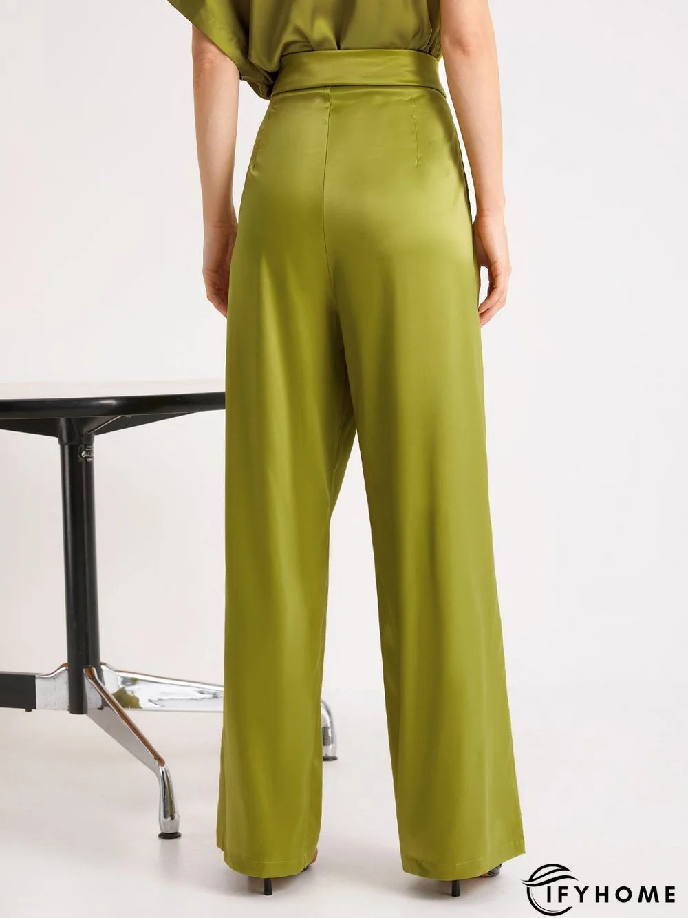 Summer Lightweight Zipper fly Straight Leg Elegant Pants | IFYHOME