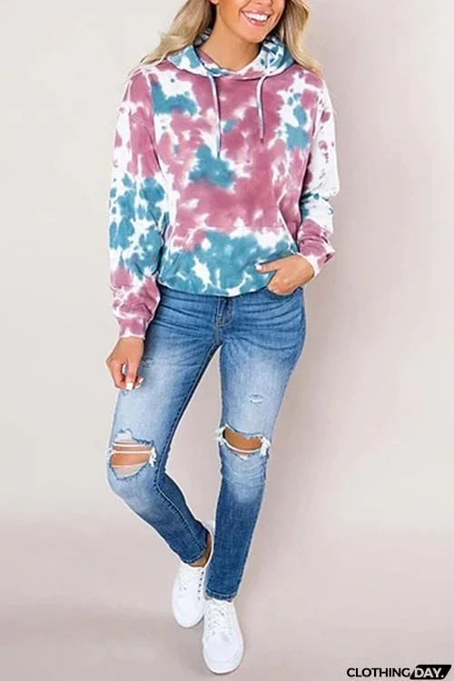 Print Pockets Hoodie