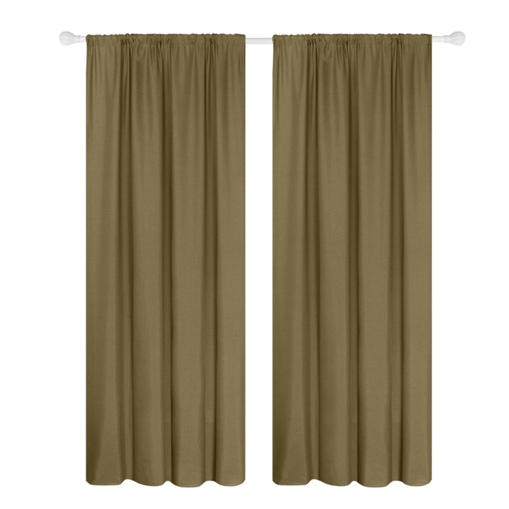 

Modern Linen Blackout Curtain Blind Drapes Window Treatment (1.4x2.6m, 501 Original
