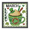 Month - 11CT Stamped 3 Strands Cross Stitch 35*35cm/13.78*13.78in tapestrymarket