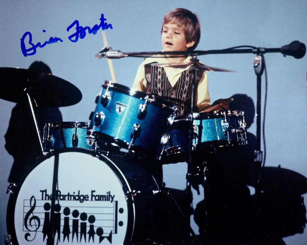 Brian Forster (The Partridge Family) signed authentic 8x10 Photo Poster painting COA