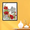 (Counted/Stamped)Four Seasons Summer Poppy-14CT Cross Stitch 21*26cm/8.27*10.24in