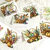6PCS Diamond Painting Easter Egg Greeting Card Kit for Birthdays Thanksgiving & Special Occasion