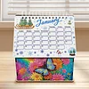 5D/DIY Kalender Kristallmalerei Schreibtischkalender Kit Heimdekorationen (Schmetterling)