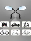Bicycle Rearview Mirror Handlebar Bike Mirror Adjustable Angle for MTB Road Bike