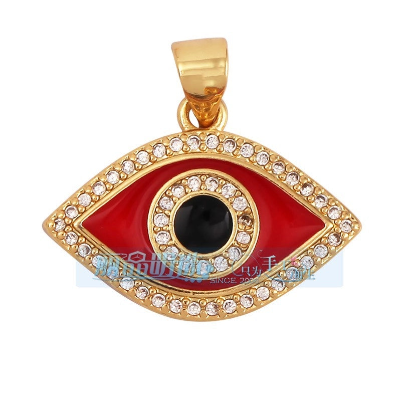 1 Piece Copper Devil’s Eye Pendant Jewelry Accessories