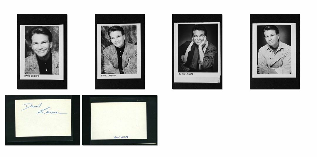 David Leisure - Signed Autograph and Headshot Photo Poster painting set - 10 Things I Hate You