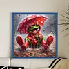 Frog Umbrella-11CT Stamped Cross Stitch 40*40cm/15.75*15.75in tapestrymarket