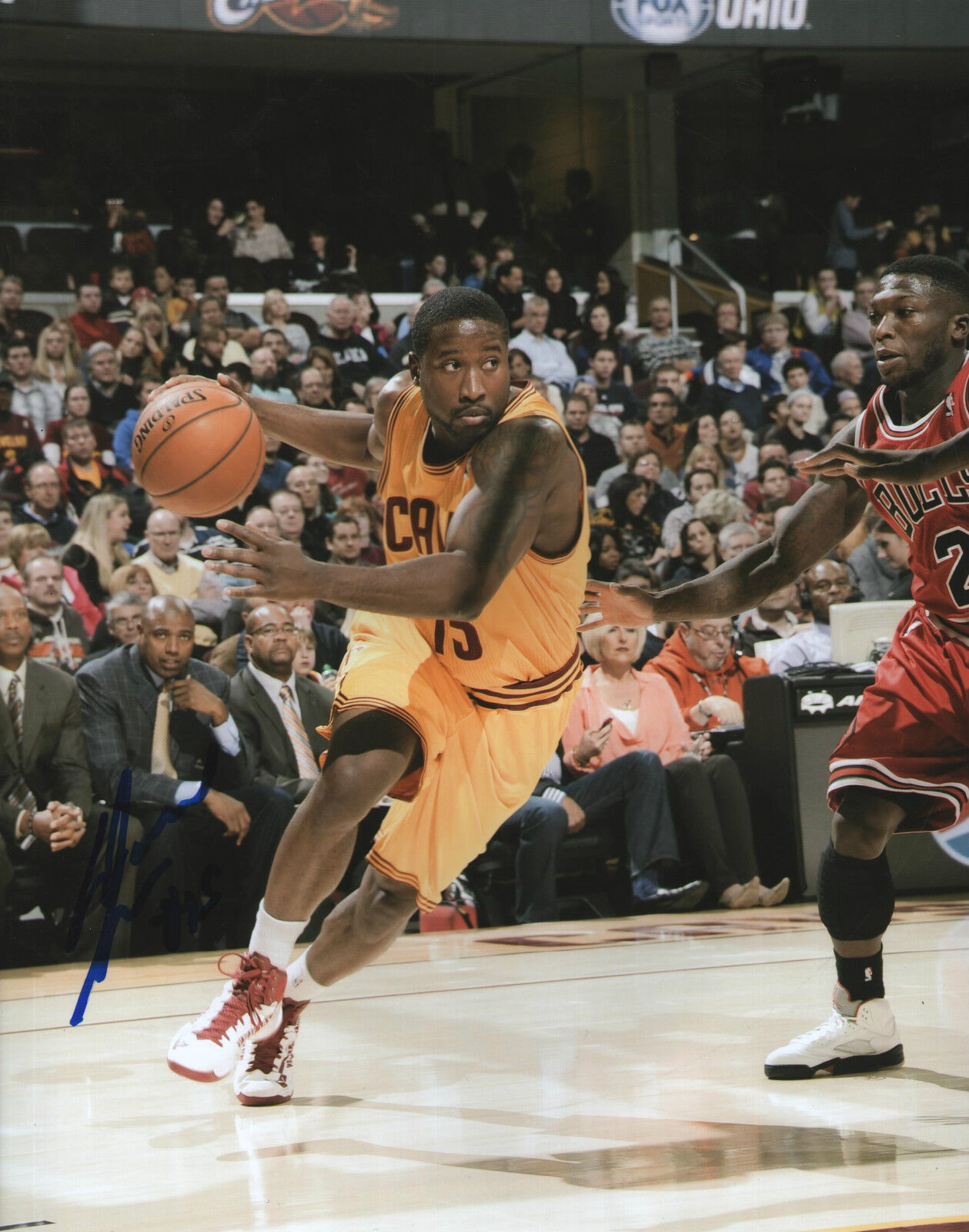 Donald Sloan *CLEVELAND CAVALIERS* Signed 8x10 Photo Poster painting D2 COA GFA