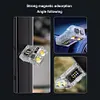 COB+SMD LED Outdoor Mini Flashlight Rotatable Power Display Hat Clip Work Light