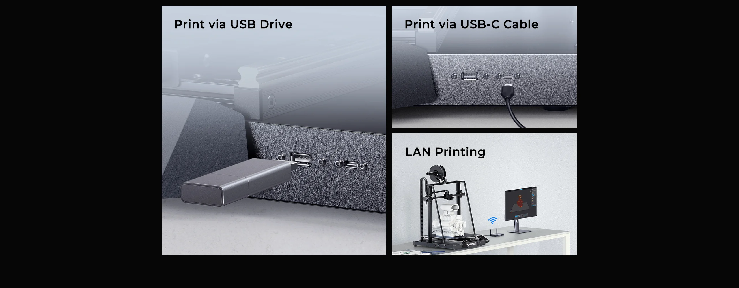 Creality 3D Printers CR-M4 Largest FDM 3D Printer 25-Point CR-Touch  Auto-Leveling Flexible PC Surface Fast-Heating Bed Quasi-Industrial Grade  Dual Y-axis Linear Rails 17.71 * 17.71 * 18.5in: : Industrial &  Scientific