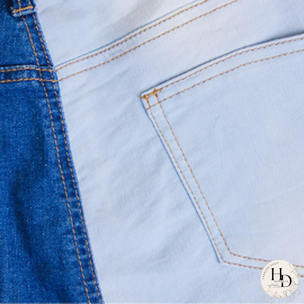 Fashion-Spring And Summer Hot Selling Small Leg Pants Broken Holes Stretch Slim Body