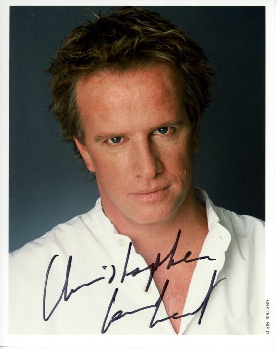 CHRISTOPHER LAMBERT signed autographed 8x10 Photo Poster painting