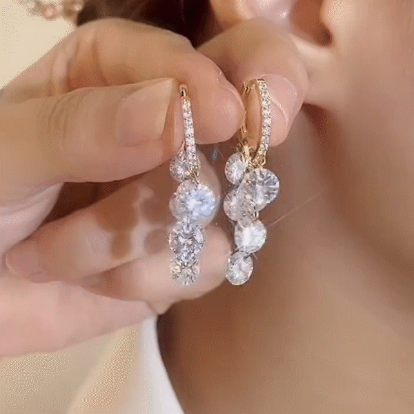 50%OFF丨Crystal string earrings