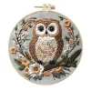 4 Set Owl Series- Embroidery Kits