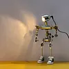Punk Style Robot Desktop Ornaments E-sports Children's Room Desk Lamp Gift Figure