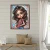 Diamond Painting -5D Full Round Drill Girl(40x50cm)