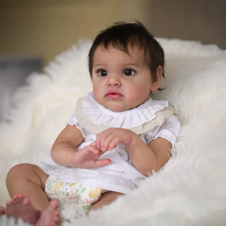  [New] 20" Reborn Toddler Realistic Baby Doll Girl Fiddina with Heartbeat & Coos - Reborndollsshop®-Reborndollsshop®