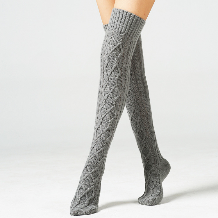 Letclo™ Winter Warm Women's Knitted Long Socks letclo Letclo