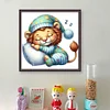 Sleeping Lion-11CT Stamped Cross Stitch 40*40cm/15.75*15.75in