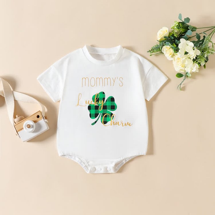 MOMMY'S LUCKY CHARM Baby Bodysuit