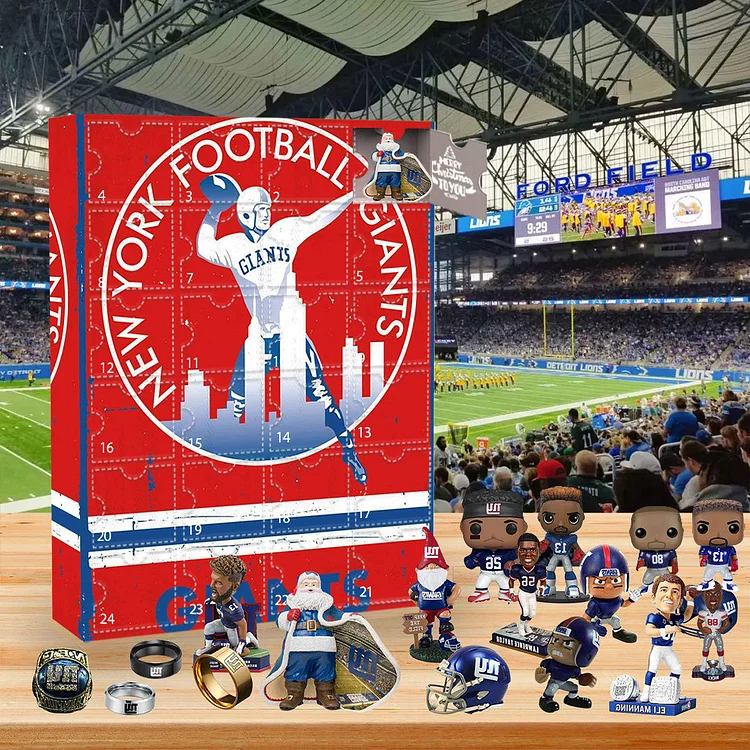 New York Giants Advent Calendar - Contains 24 Gifts
