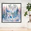 Christmas Elk - Diamond Painting - Full Round Drill (Canvas|30*30cm)