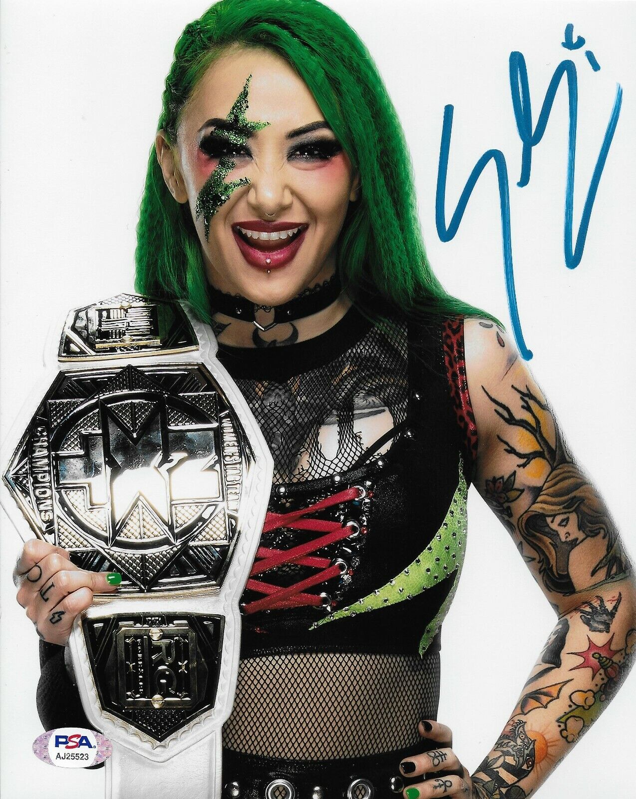 SHOTZI BLACKHEART WWE NXT SIGNED AUTOGRAPH 8X10 Photo Poster painting #9 W/ PSA COA