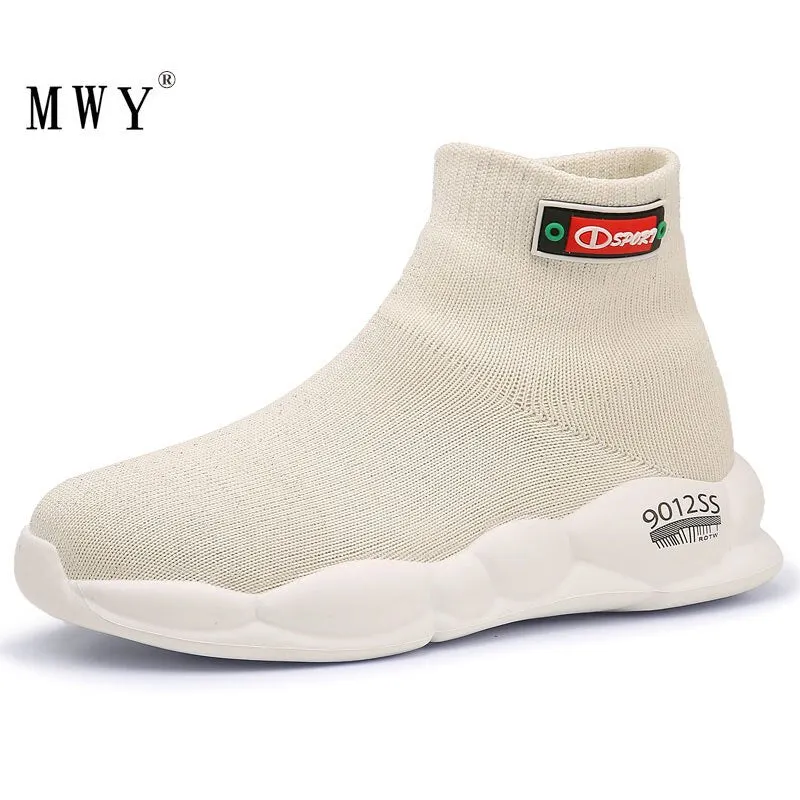 MWY Fashion Casual Children Shoes Kids Shoes Boys Breathable Non Slip Socks Sneakers Chaussure Enfant Shoes For Girls Trainers