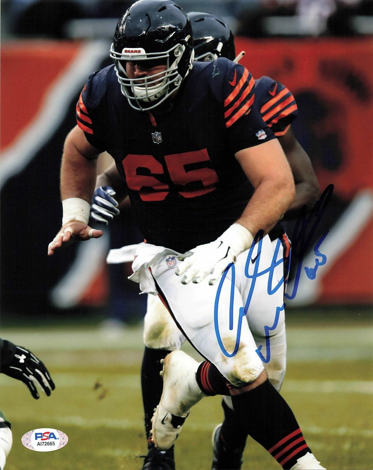 CODY WHITEHAIR Signed 8x10 Photo Poster painting PSA/DNA Chicago Bears Autographed