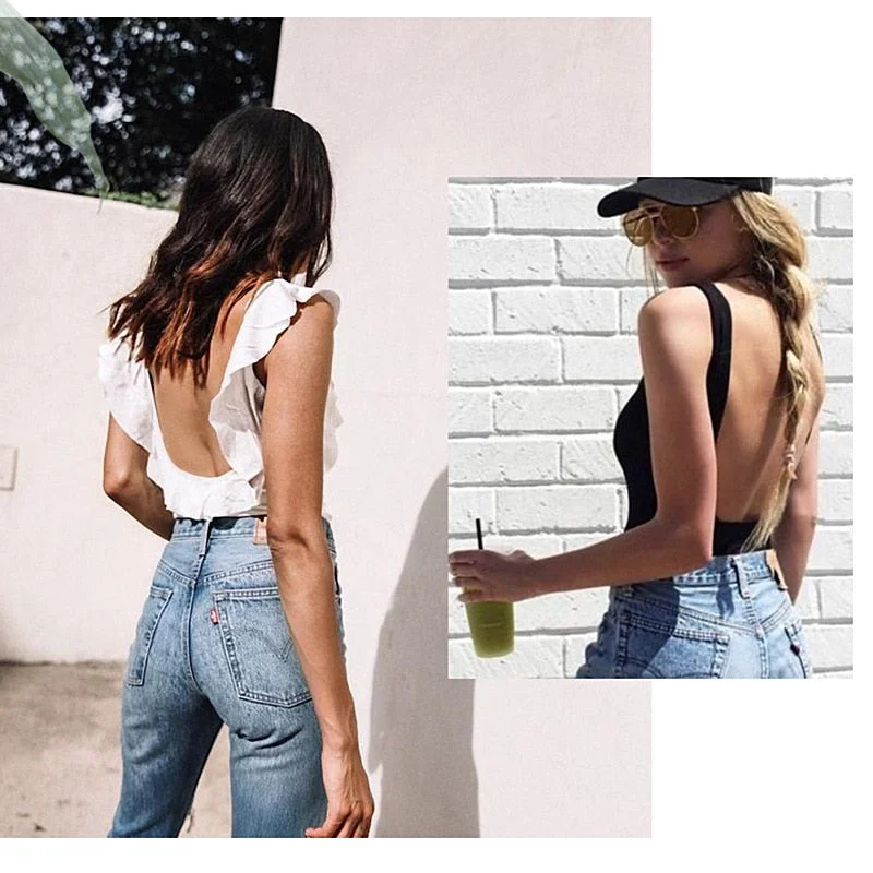 2021 New Women's Open Back Bra Sexy Lace Underwear Fashion Push Up Comfort Invisible Brassiere Female Sexy Dress Lingerie