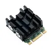 M.2 Solid Disk Drive Radiator M.2 NVME 2230 SSD Heatsink with Thermal Pads