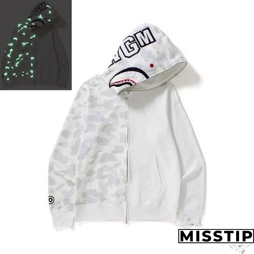 Jessic Camouflage Classic Sweater Thin Zipper Hoodie Couple Sweater Zip Hoodie Women Jacket Coat New