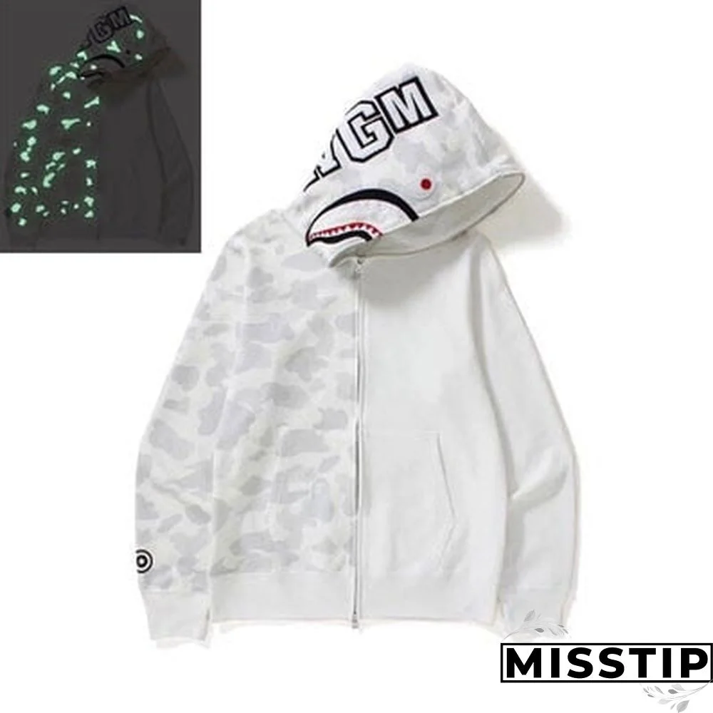 Jessic Camouflage Classic Sweater Thin Zipper Hoodie Couple Sweater Zip Hoodie Women Jacket Coat New