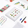 12pcs Bird 5D DIY Square Drill Diamond Painting Kits for Adults Beginners Home Decor Diamonds Paintings Gem Art 5.91x7.09in